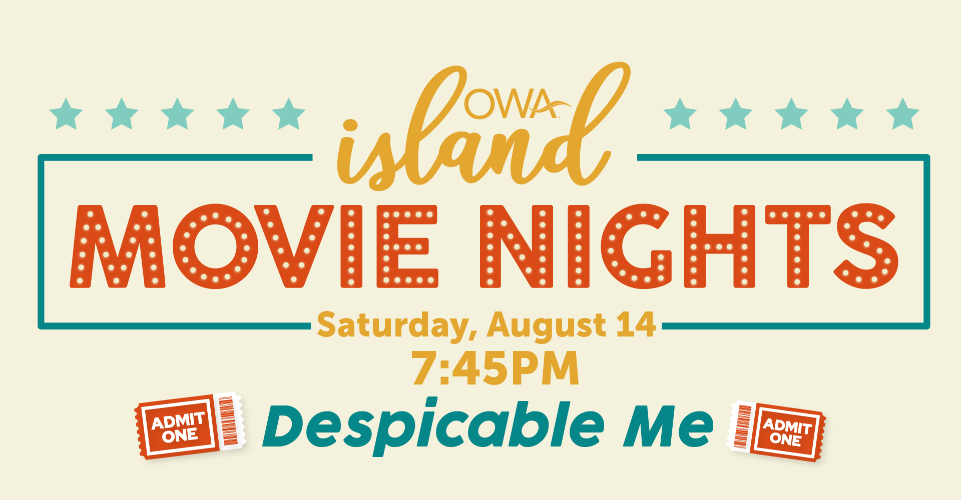 Island Movie Nights - ft. Despicable Me